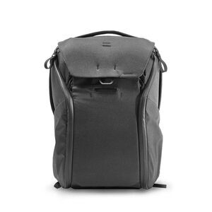 Black Backpack with Durable Fabric and Top Handle